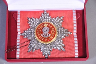 Звезда ордена Святой Екатерины (с хрусталем)