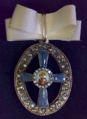 Крест орден Святой Ольги 3 степени. (с хрусталем swarovski)