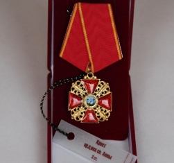 Крест ордена Святой Анны 3 ст.
