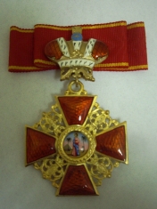 Крест ордена Святой Анны 1 ст. (с короной)