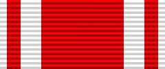 Лента  ордена Святого Станислава (10 х 200 см., шёлк, муар)
