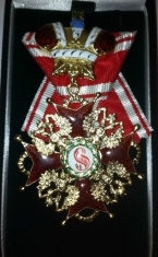 Крест ордена Святого Станислава 2 ст. (с короной)