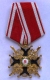 Крест ордена Святого Станислава 3 ст. (с мечами, чёрной эмали)