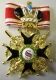 Крест ордена Святого Станислава 2 ст. (с мечами, с короной,чёрной эмали)